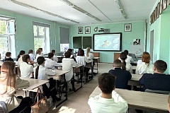 Пожарные провели учебную эвакуацию